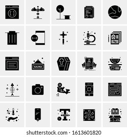 25 Universal Icons Vector illustration