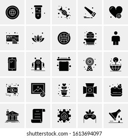 25 Universal Icons Vector illustration