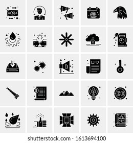 25 Universal Icons Vector illustration