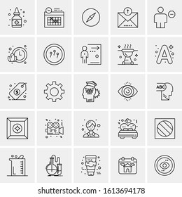 25 Universal Icons Vector illustration