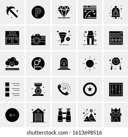 25 Universal Icons Vector illustration