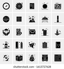 25 Universal Icons Vector illustration