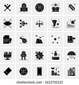 25 Universal Icons Vector illustration