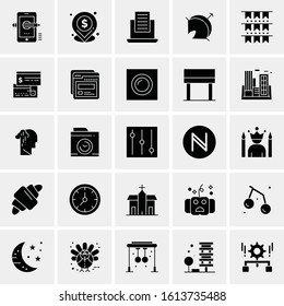 25 Universal Icons Vector illustration
