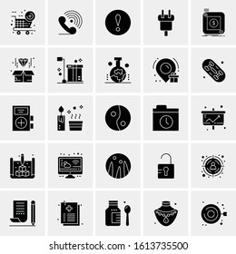 25 Universal Icons Vector illustration