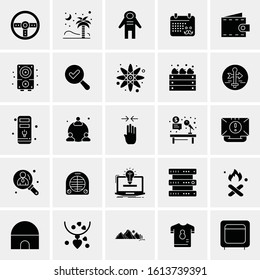 25 Universal Icons Vector illustration