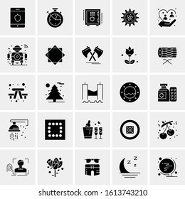 25 Universal Icons Vector illustration
