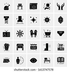 25 Universal Icons Vector illustration