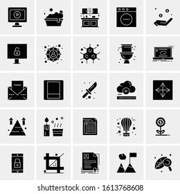 25 Universal Icons Vector illustration
