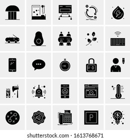 25 Universal Icons Vector illustration
