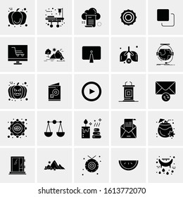25 Universal Icons Vector illustration