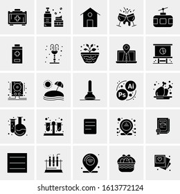 25 Universal Icons Vector illustration