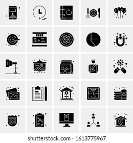 25 Universal Icons Vector illustration