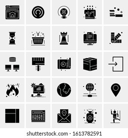 25 Universal Icons Vector illustration