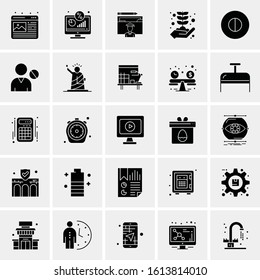 25 Universal Icons Vector illustration