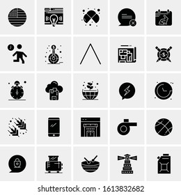 25 Universal Icons Vector illustration