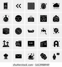 25 Universal Icons Vector illustration