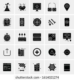 25 Universal Icons Vector illustration