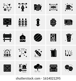 25 Universal Icons Vector illustration