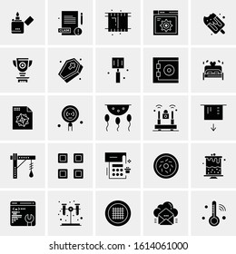 25 Universal Icons Vector illustration