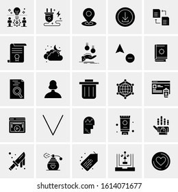 25 Universal Icons Vector illustration