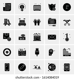 25 Universal Icons Vector illustration