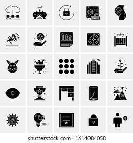 25 Universal Icons Vector illustration