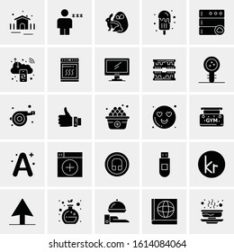 25 Universal Icons Vector illustration