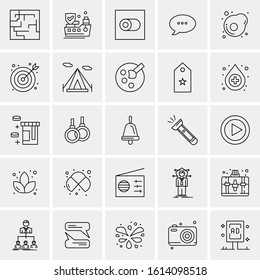 25 Universal Icons Vector illustration