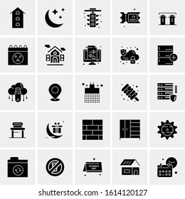 25 Universal Icons Vector illustration