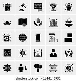 25 Universal Icons Vector illustration
