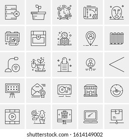 25 Universal Icons Vector illustration