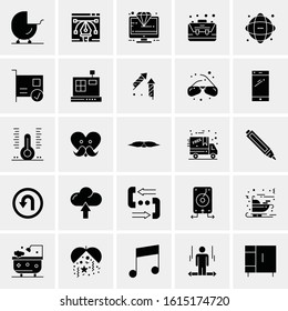 25 Universal Icons Vector illustration
