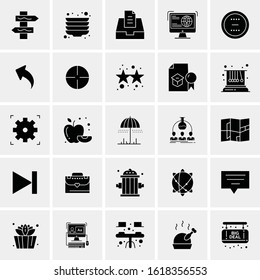 25 Universal Icons Vector illustration