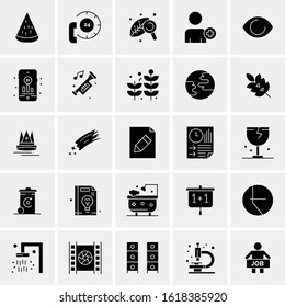25 Universal Icons Vector illustration