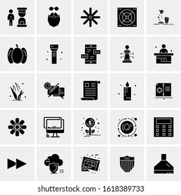 25 Universal Icons Vector illustration