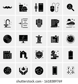 25 Universal Icons Vector illustration