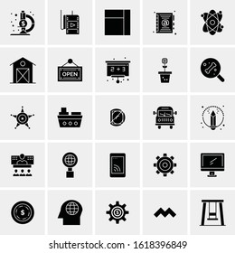 25 Universal Icons Vector illustration