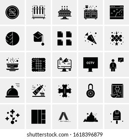 25 Universal Icons Vector illustration