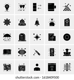 25 Universal Icons Vector illustration