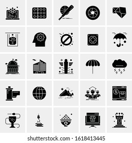 25 Universal Icons Vector illustration