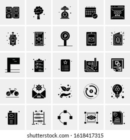 25 Universal Icons Vector illustration