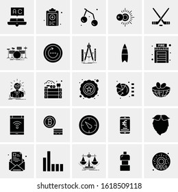 25 Universal Icons Vector illustration