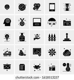 25 Universal Icons Vector illustration