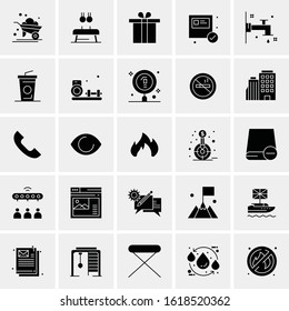 25 Universal Icons Vector illustration
