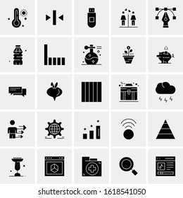 25 Universal Icons Vector illustration