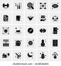 25 Universal Icons Vector illustration