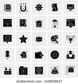 25 Universal Icons Vector illustration