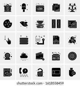 25 Universal Icons Vector illustration