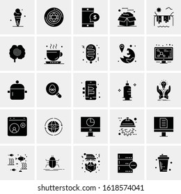25 Universal Icons Vector illustration
